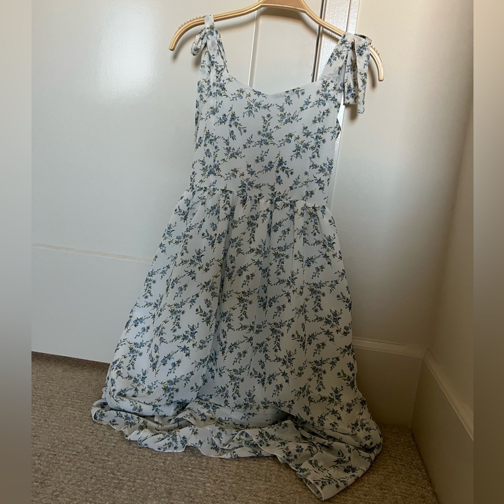 floral midi dress